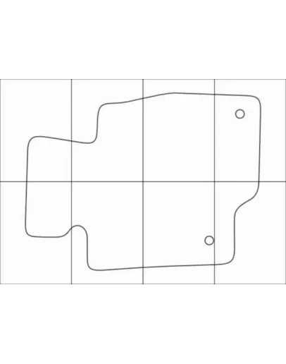 MAZDA 3 2013 Лекала автоковриков вектор