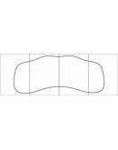 MAZDA 3 2013 Лекала автоковриков вектор