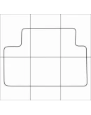 MAZDA 5 2005-2010 Лекала автоковриков вектор