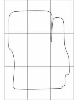 MAZDA 5 2010-- Лекала автоковриков вектор