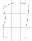 MAZDA 5 2010-- Лекала автоковриков вектор