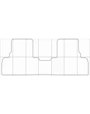 MAZDA 5 2010-- Лекала автоковриков вектор