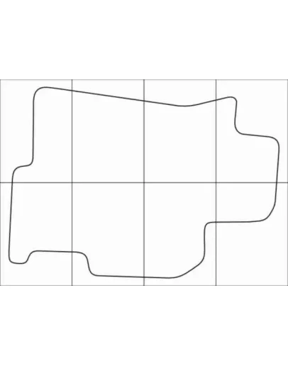 MAZDA 6 2007-2012 Лекала автоковриков вектор