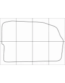 MAZDA 6 2007-2012 Лекала автоковриков вектор