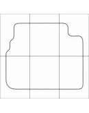 MAZDA 6 2007-2012 Лекала автоковриков вектор