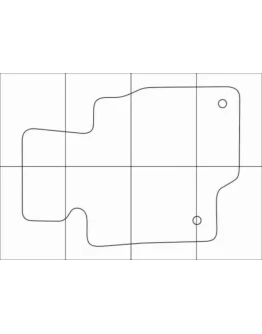 MAZDA 6 2012-- Лекала автоковриков вектор