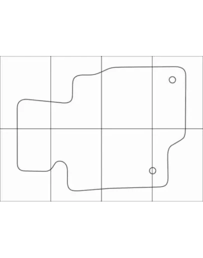 MAZDA 6 2012-- Лекала автоковриков вектор