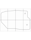 MAZDA 6 2012-- Лекала автоковриков вектор