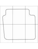 MAZDA 6 2012-- Лекала автоковриков вектор