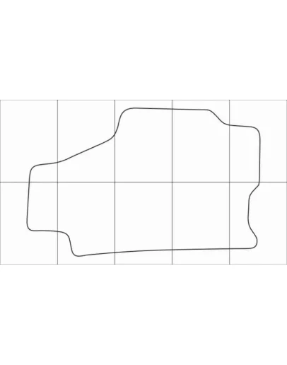 MAZDA 626 GF 1991-1997 Лекала автоковриков вектор MAZDA 626 GF 1991-1997 Лекала автоковриков вектор