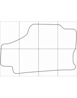 MAZDA 626 GF 1997-2002 Лекала автоковриков вектор