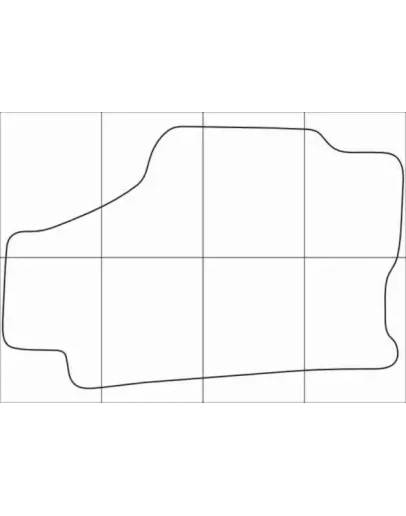 MAZDA 626 GF 1997-2002 Лекала автоковриков вектор MAZDA 626 GF 1997-2002 Лекала автоковриков вектор