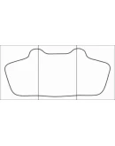 Mazda Axela (Japan) Лекала автоковриков вектор Mazda Axela (Japan) Лекала автоковриков вектор