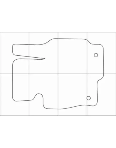 MAZDA CX-5 2012-- Лекала автоковриков вектор