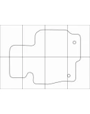 MAZDA CX-5 2012-- Лекала автоковриков вектор