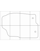 MAZDA CX-5 2012-- Лекала автоковриков вектор