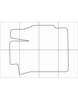 MAZDA CX-7 2007-- Лекала автоковриков вектор