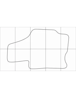 MAZDA XEDOS 6 1992-1999 Лекала автоковриков вектор