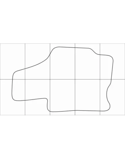 MAZDA XEDOS 6 1992-1999 Лекала автоковриков вектор MAZDA XEDOS 6 1992-1999 Лекала автоковриков вектор