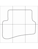 MAZDA XEDOS 6 1992-1999 Лекала автоковриков вектор MAZDA XEDOS 6 1992-1999 Лекала автоковриков вектор