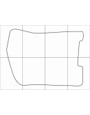 MAZDA XEDOS 9 1994-2000 Лекала автоковриков вектор