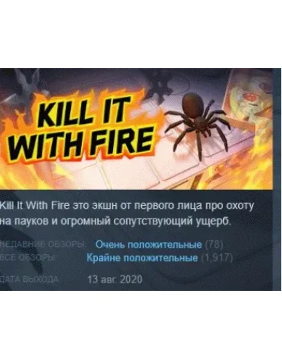 Kill It With Fire АВТОДОСТАВКА STEAM GIFT РОССИЯ