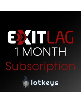 Exitlag 1 месяц, уровень Tier 2 (RU-CIS + 158 стран)