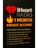 iHeartRadio All Access 1 месяц, личный аккаунт