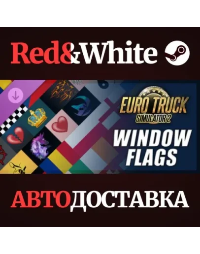 Euro Truck Simulator 2 - Window Flags DLC * STEAM RU