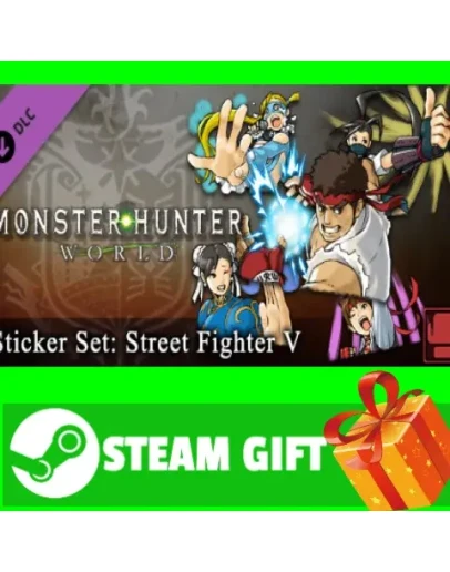 Monster Hunter World Sticker Set Street Fighter V