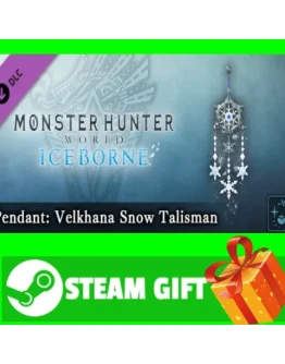 Monster Hunter World Iceborne Pendant Velkhana Snow