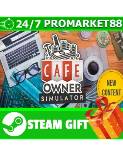 ВСЕ СТРАНЫ+РОССИЯ Cafe Owner Simulator Steam Gift