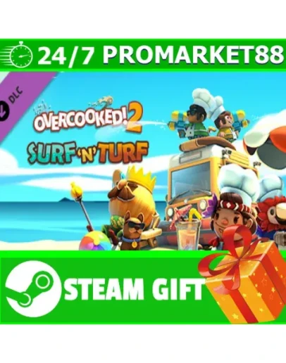 ВСЕ СТРАНЫ Overcooked! 2 - Surf 'n' Turf STEAM ВСЕ СТРАНЫ Overcooked! 2 - Surf 'n' Turf STEAM