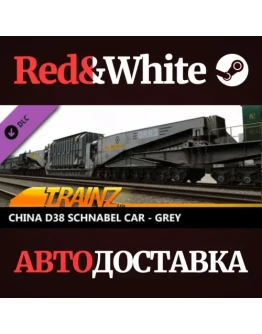 Trainz 2022 DLC - China D38 Schnabel Car - Gray