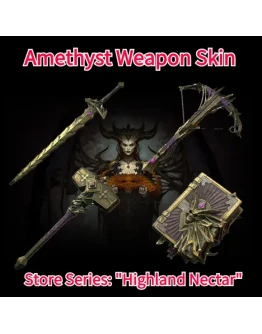Diablo IV Amethyst Weapon Skin Code Diablo IV Amethyst Weapon Skin Code