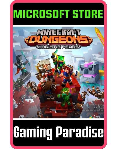 MINECRAFT DUNGEONS: HOWLING PEAKS FOR WINDOWSКЛЮЧ