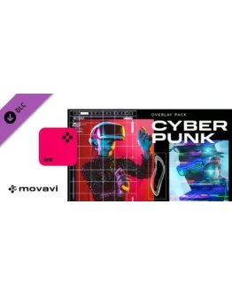 Movavi Video Editor 2024 - Cyberpunk Overlay Pack DLC