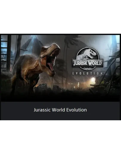 Jurassic World Evolution PS4 / PS5 ТУРЦИЯ