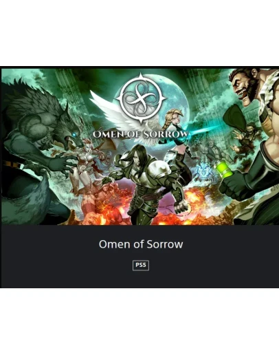 Omen of Sorrow PS4 / PS5 ТУРЦИЯ