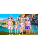 My Time at Sandrock - Swimwear: Logan, Grace, Elsie, Qi