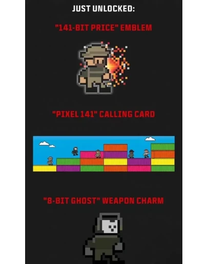 Pixels 141 Biteprice Ghost Card EMBLEM Charm Code