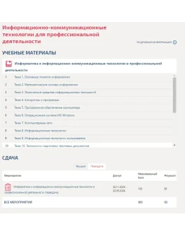 Информационно-коммуникационные технологии.Тест Синергия Информационно-коммуникационные технологии.Тест Синергия