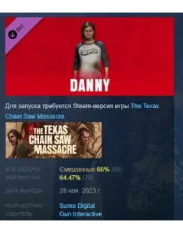 The Texas Chain Saw Massacre - Danny Character STEAM РФ