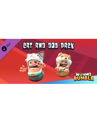Worms Rumble - Cats &amp Dogs Double Pack (Steam Gift RU)