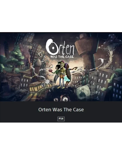 Orten Was The Case PS4 / PS5 ТУРЦИЯ
