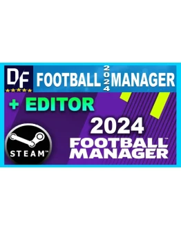 Football Manager 2024 + EDITOR STEAM на 90 дней