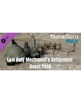 GameGuru MAX Low Poly Asset Pack - Mechanist's Settleme