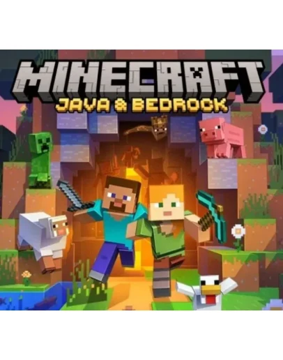 MINECRAFT: JAVA & BEDROCK EDITION ДЛЯ ПККЛЮЧ MINECRAFT: JAVA & BEDROCK EDITION ДЛЯ ПККЛЮЧ