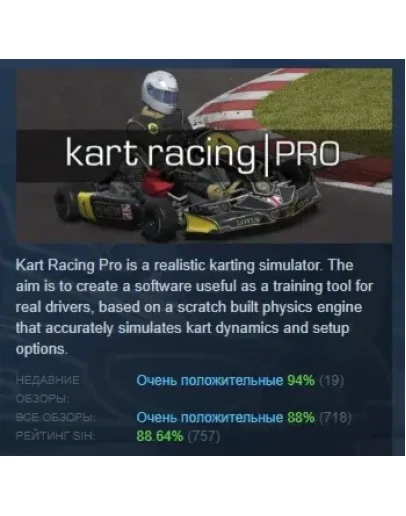 Kart Racing Pro АВТОДОСТАВКА STEAM РОССИЯ