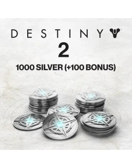 1000 ед. серебра Destiny 2 (+100 ед. в подарок)ПСН